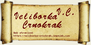 Veliborka Crnokrak vizit kartica